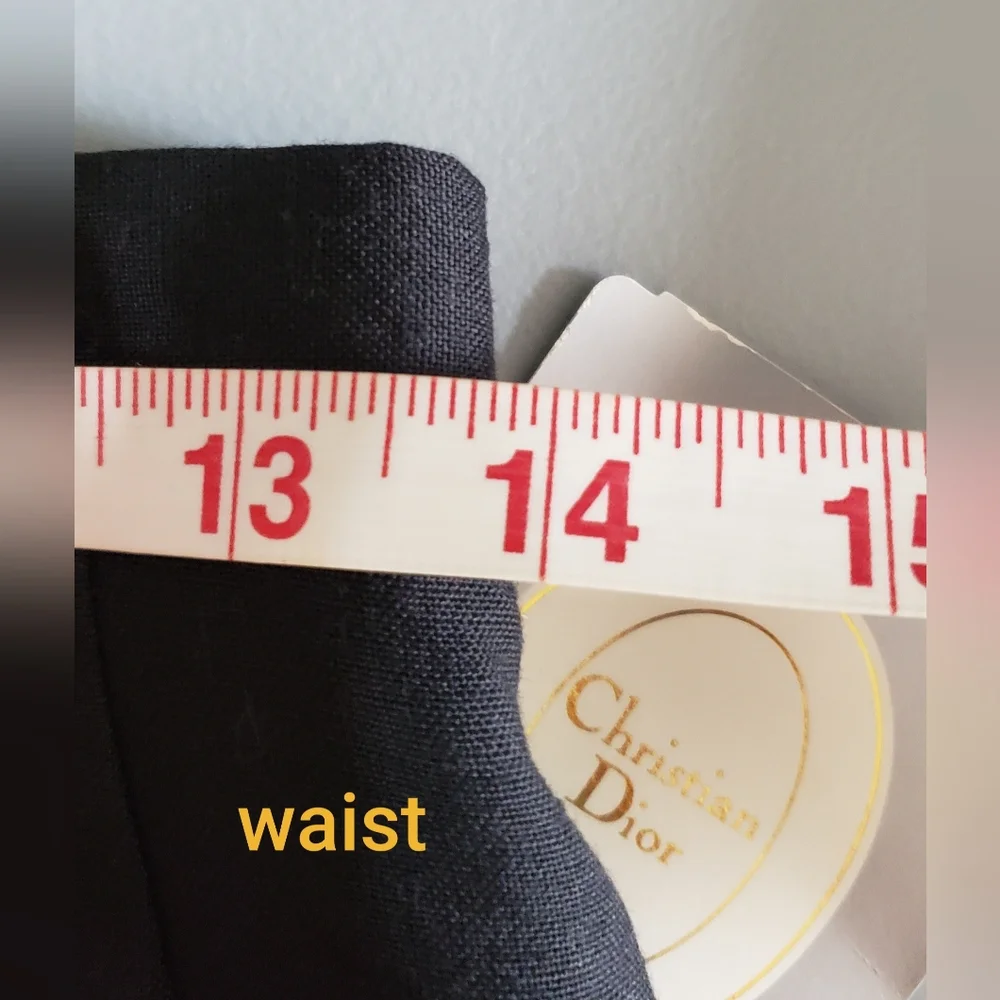 NWT Christian Dior Career II Women's Black Pencil Skirt Size 10 - Picture 7 of 11